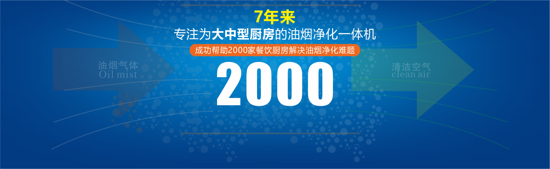 成都龍潭水鄉工程部使用世紀百利油煙凈化一體機